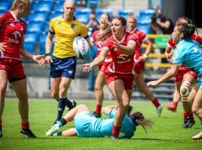 Kraków 2023 - rugby 7: Polki w półfinale
