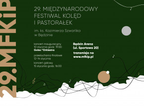 29. edycja Międzynarodowego Festiwalu Kolęd i Pastorałek im. ks. Kazimierza Szwarlika rusza 10 stycznia