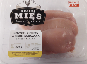 GIS alarmuje: w produkcie sznycle z fileta z kurczaka wykryto salmonellę