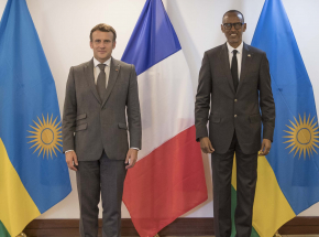 Emmanuel Macron odwiedził Rwandę