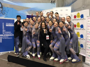 Łyżwiarstwo figurowe: rekordy na synchronicznych mistrzostwach Polski