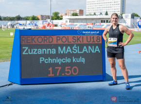 Lekkoatletyka - MP U18: rekord Polski Zuzanny Maślanej ozdobą mistrzostw!