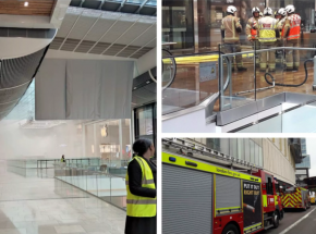 Londyn: pożar w centrum handlowym