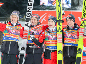 Pekin 2022 - Skoki narciarskie: Austria mistrzem olimpijskim w drużynie