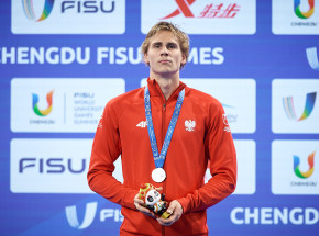 Trzy srebrne medale pływaków w jeden wieczór. Wspaniała forma Akademickiej Reprezentacji Polski!