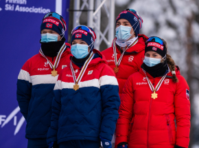 Biegi narciarskie - MŚ U23: Norwegia najlepsza w sztafecie mieszanej, Polska daleko