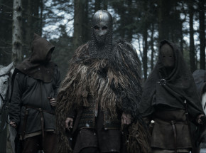 Amleth i inni bohaterowie na plakatach "The Northman"