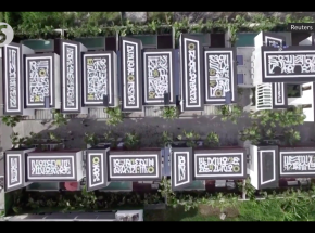 Dzieło rosyjskiego artysty, we współpracy z Ukraińcem, promujące jedność