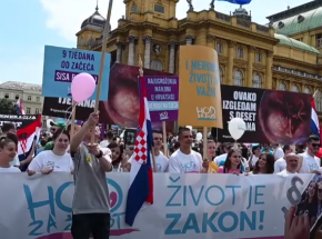 Chorwacja: protest przeciwko aborcji