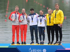 Kraków 2023 - kajakarstwo: srebro kanadyjkowego miksta na zakończenie
