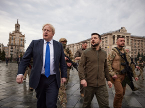 W. Zełenski podziękował B. Johnsonowi za wsparcie udzielone Ukrainie