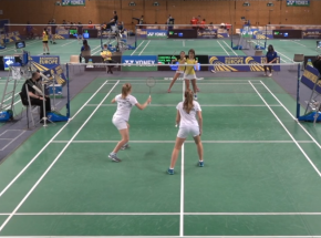 Badminton - ME U17: wygrana dublerów z Chorwacją