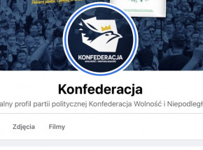 Konto Konfederacji wraca na Facebooka