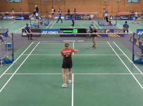Badminton - ME U17: Podedworny w półfinale!