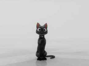 Simon Pegg jako czarny kot przynoszący szczęście w zwiastunie "Luck"