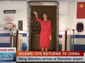Wiceprezes Huawei została zwolniona z aresztu domowego w Kanadzie i wróciła do Chin
