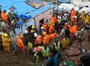 Indie: 34 zabitych po osunięciu się ziemi w wyniku ulewy