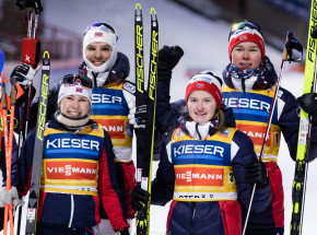 Kombinacja norweska - PŚ: triumf Norwegii w konkursie drużyn mieszanych