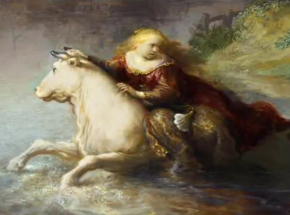 Przypadkowe odkrycie brązowej figurki byka w Olimpii