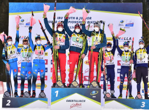 Biathlon - MŚJ: złoty medal w sztafecie!