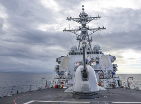 Amerykański okręt w pobliżu Wysp Paracelskich