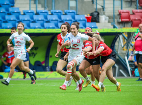 Kraków 2023 - rugby 7: dwa zwycięstwa Polek na otwarcie