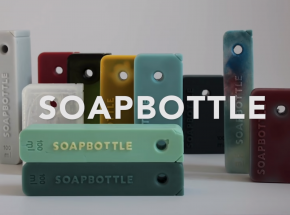 SOAPBOTTLE -  biodegradowalne opakowanie wykonane z mydła