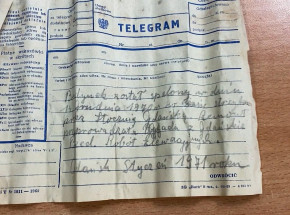 Grudzień '70 - znaleziono telegram w butelce