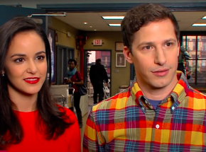 Andy Samberg i Melissa Fumero w obsadzie „Digman!”
