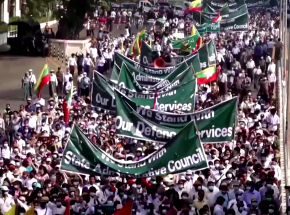 Mjanma: zwolennicy zamachu stanu zaatakowali protestujących