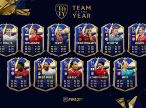 FIFA 21 TOTY: cała jedenastka drużyny roku dostępna w paczkach!
