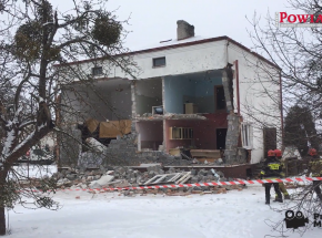 Mazowieckie: wybuch gazu w domu jednorodzinnym