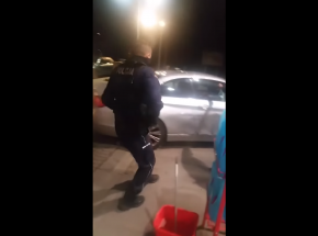 Rymań: kierująca samochodem osobowym wjechała w sklep na stacji paliw