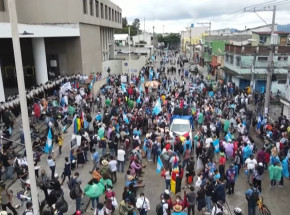 Gwatemala: protesty przeciwko prezydentowi