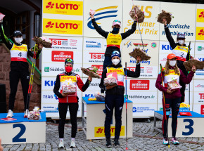 Kombinacja Norweska - LGP: świetny skok Kupczaka w Oberhofie nie dał pucharowych punktów. Triumf Norweżki i Niemca