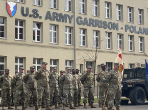 W Poznaniu utworzono pierwszy stały garnizon armii USA 