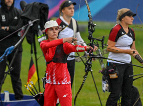 Kraków 2023 - łucznictwo: Śmiałkowska o włos od półfinału