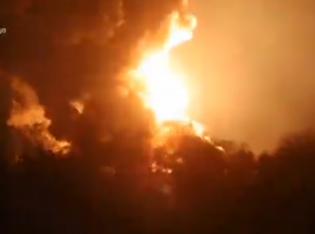 Ukraina: atak rakietowy na skład paliwowy w Wasylkowie