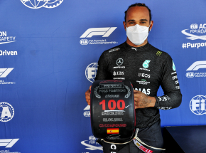 Formuła 1: Lewis Hamilton uzyskuje swoje setne pole position podczas GP Hiszpanii
