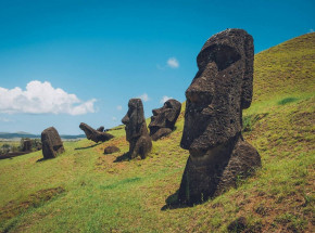 Wyspa Wielkanocna: pożar uszkodził posągi moai