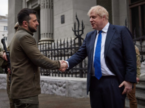 B. Johnson w Kijowie: udzielimy Ukrainie wsparcia militarnego i gospodarczego