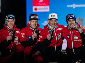 Skoki narciarskie - PŚ: Austriacy najlepsi w konkursie drużynowym
