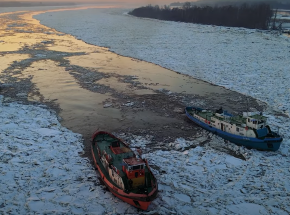 Mazowieckie: lodołamacze znowu w akcji