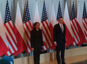 Wiceprezydent USA Kamala Harris spotkała się z prezydentem Dudą i premierem Morawieckim w Warszawie