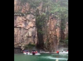 Brazylia: w wyniku oderwania się klifu nad jeziorem Furnas zginęło 7 osób