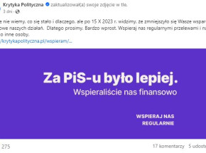 Czy nowy rząd nie potrzebuje krytyki? Wyzywania Krytyki Politycznej