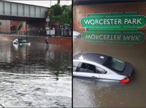 Wielka Brytania: powódź w Londynie
