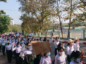 Mjanma: zmarła kobieta postrzelona podczas demonstracji