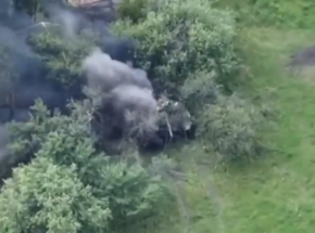 Ukraina: prawdopodobnie najdłuższy w historii celny strzał czołgu w czołg