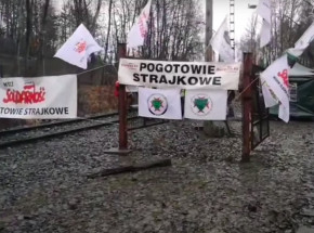 Rozpoczęła się blokada torowisk w związku z protestem górników Polskiej Grupy Górniczej